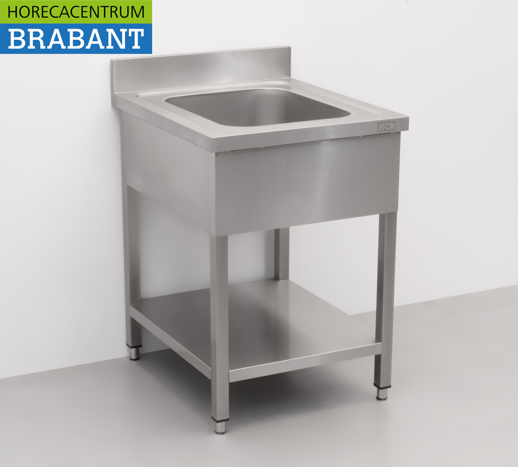 Stainless steel sink sink 60 x 70 cm Horeca - Image 3
