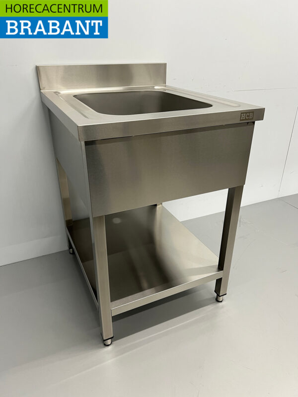 Stainless steel sink sink 60 x 70 cm Horeca - Image 3