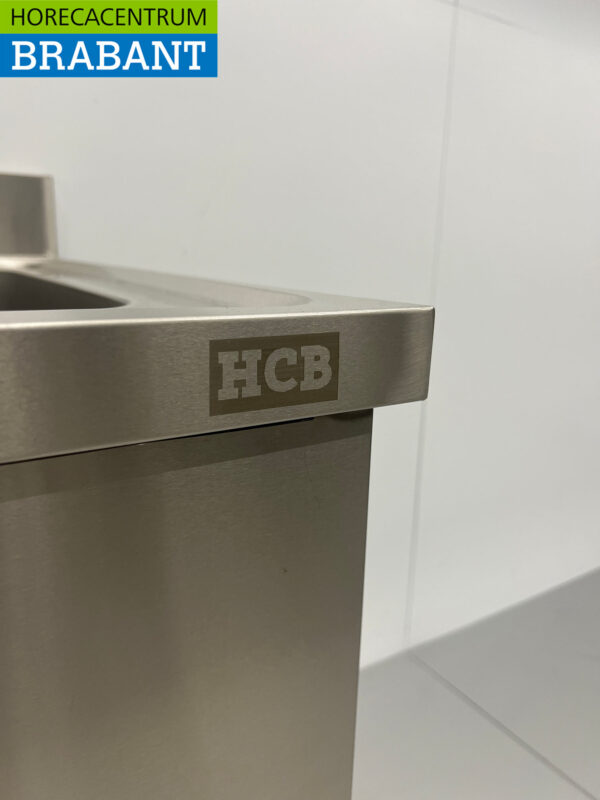Stainless steel sink sink 100 x 70 cm Horeca - Image 5