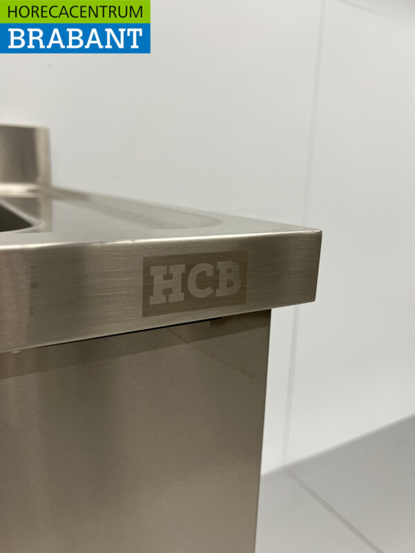 Stainless steel sink sink 120 x 70 cm Horeca - Image 5
