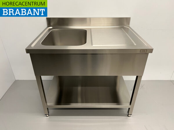Stainless steel sink sink 100 x 70 cm Horeca