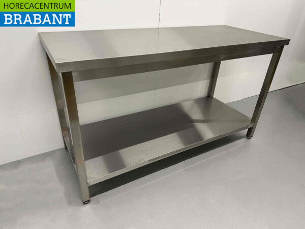 Stainless Steel Work Table Premium-line 150 x 60 x 85 cm Catering - Image 3