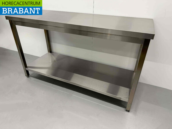Stainless Steel Work Table Premium-line 150 x 60 x 85 cm Catering - Image 4