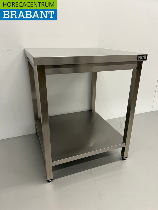 Stainless Steel Work Table Premium-line 70 x 70 x 85 cm Catering - Image 3