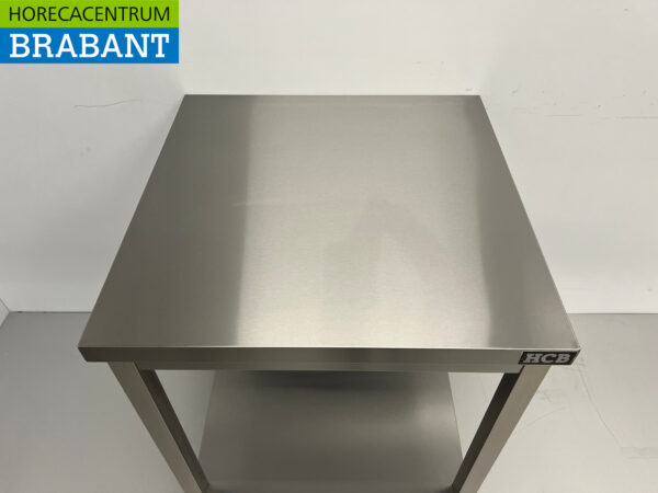Stainless Steel Work Table Premium-line 70 x 70 x 85 cm Catering - Image 4