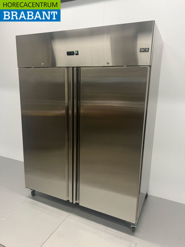 Stainless steel Double door 2-door Refrigerator Monoblock 1350 liters 230V Horeca - Image 2