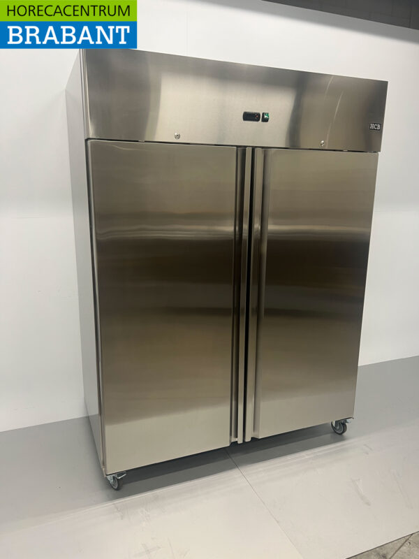 Stainless steel Double door 2-door Refrigerator Monoblock 1350 liters 230V Horeca - Image 3