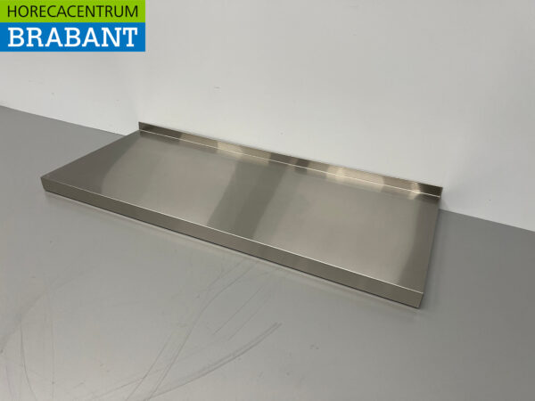 Stainless steel Wall Shelf 100 x 40 cm Horeca - Image 2