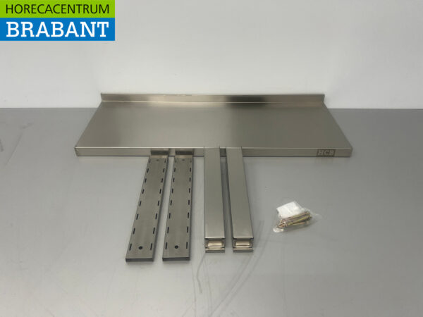 Stainless steel Wall Shelf 80 x 30 cm Horeca