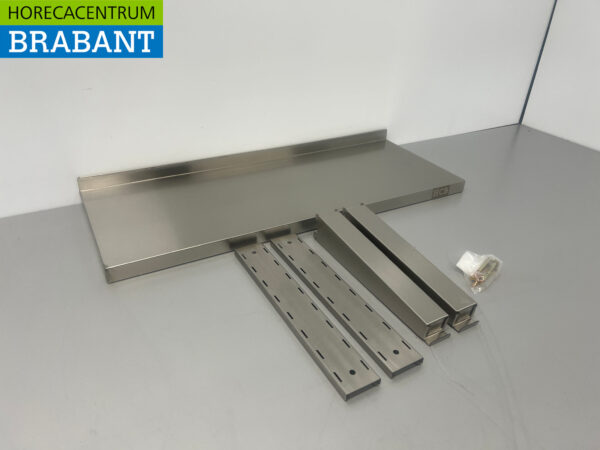 Stainless steel Wall Shelf 80 x 30 cm Horeca - Image 3