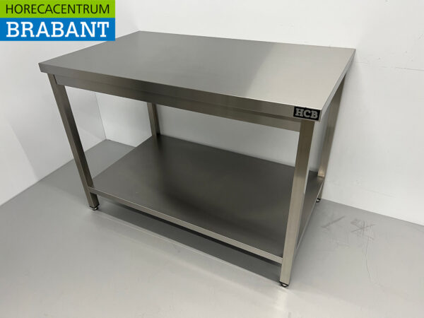 Stainless Steel Worktable Premium-line 120 x 70 x 85 cm Catering - Image 2