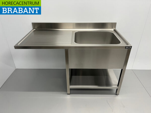 Stainless steel sink Sink Premium-line Welded model 140 cm Hospitality