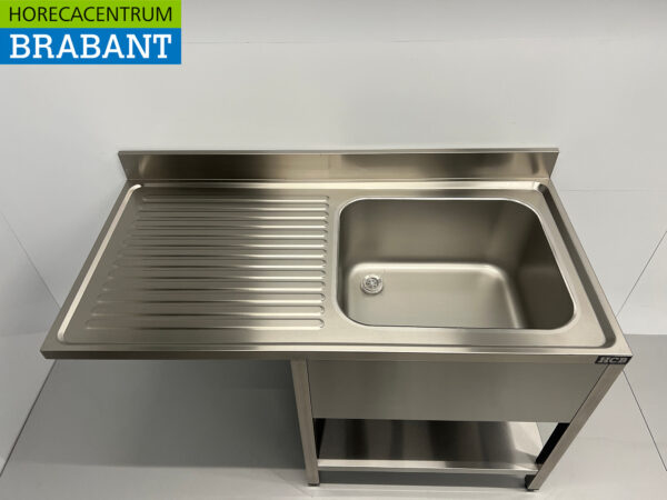 Stainless steel sink Sink Premium-line Welded model 140 cm Hospitality - Image 4