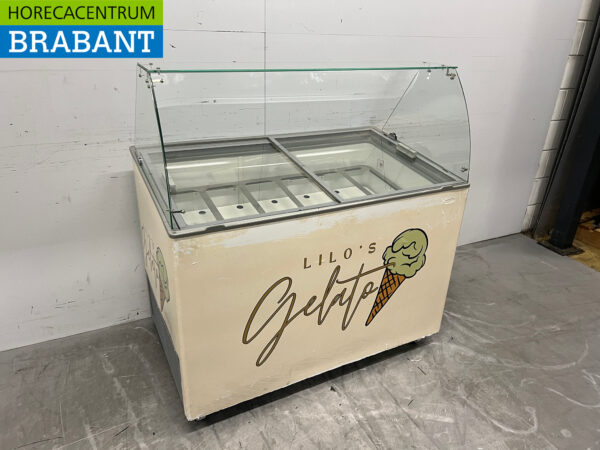 Mobile Combisteel Java Scoop ice cream display case 8 trays 230V Horeca - Image 3