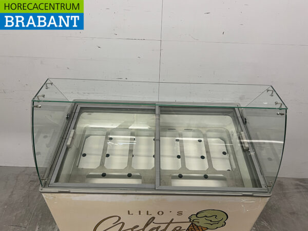 Mobile Combisteel Java Scoop ice cream display case 8 trays 230V Horeca - Image 4