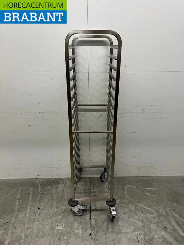 Stainless steel Saro Regal trolley 18 x 1/1 GN Gastronorm 164,5 cm Catering