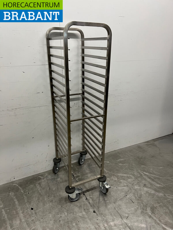 Stainless steel Saro Regal trolley 18 x 1/1 GN Gastronorm 164,5 cm Catering - Image 3