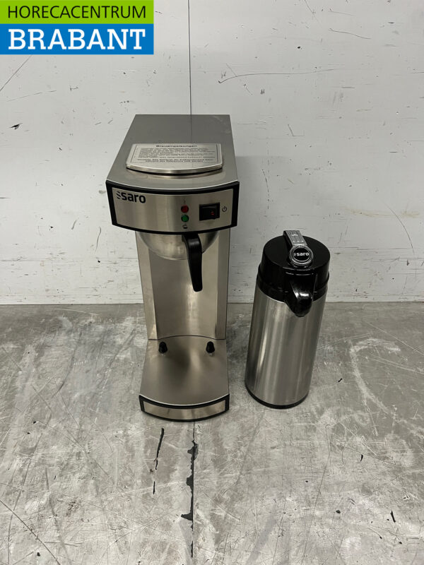 Stainless steel Saro Coffee Maker with Thermos Jug 2.2 liters 230V Horeca