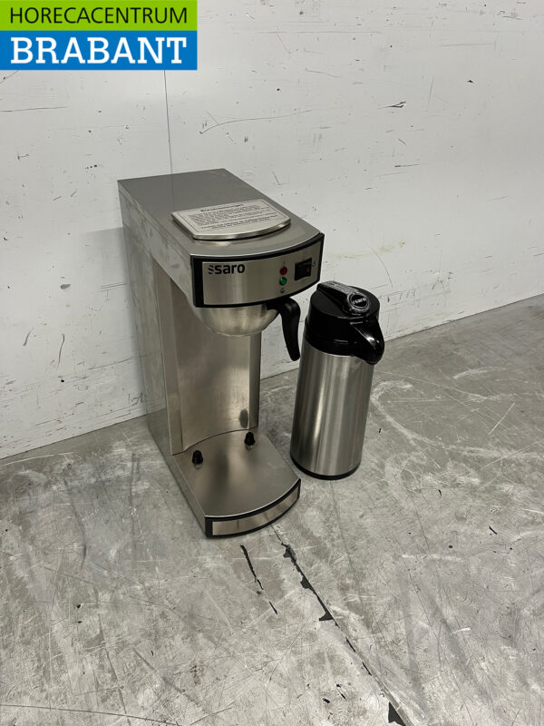 Stainless steel Saro Coffee Maker with Thermos Jug 2.2 liters 230V Horeca - Image 3
