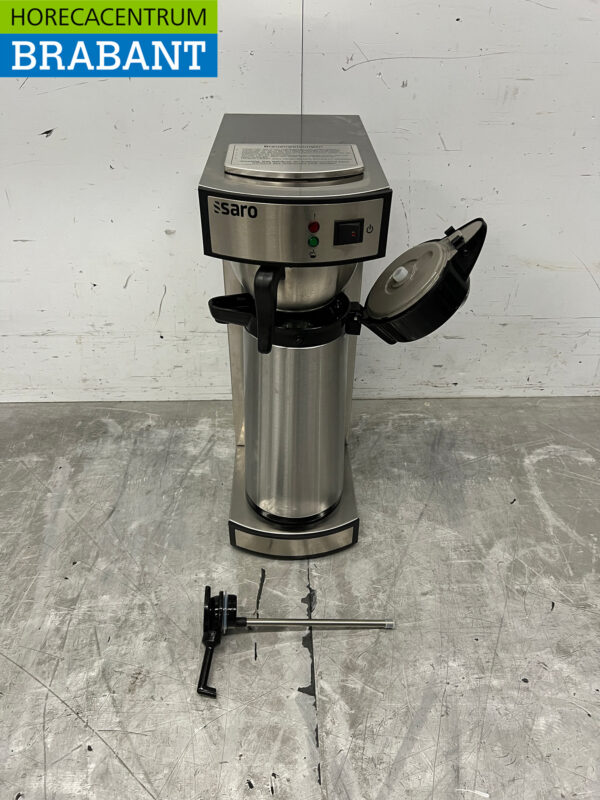 Stainless steel Saro Coffee Maker with Thermos Jug 2.2 liters 230V Horeca - Image 4