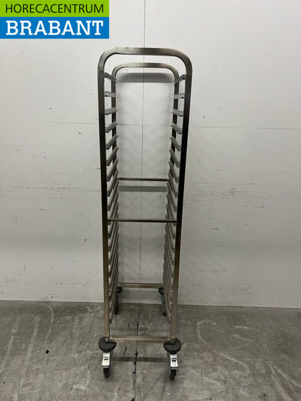 Stainless steel Saro Regal trolley 18 x 1/1 GN Gastronorm 164,5 cm Catering