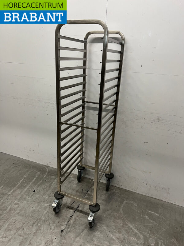 Stainless steel Saro Regal trolley 18 x 1/1 GN Gastronorm 164,5 cm Catering - Image 2