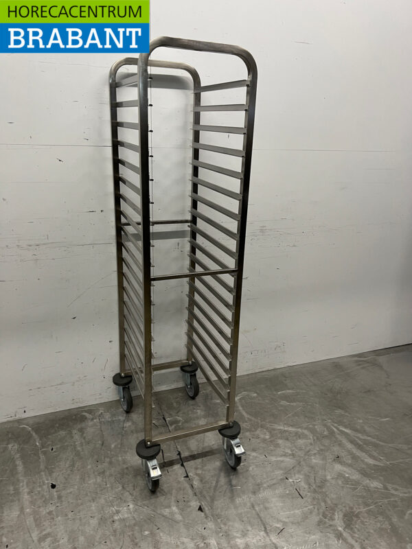 Stainless steel Saro Regal trolley 18 x 1/1 GN Gastronorm 164,5 cm Catering - Image 3