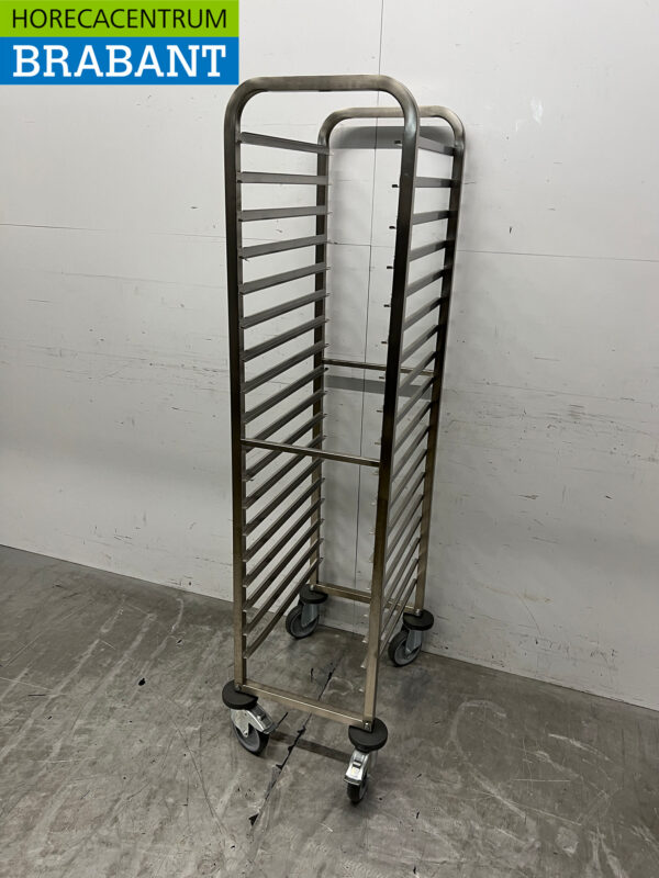 Stainless steel Saro Regal trolley 18 x 1/1 GN Gastronorm 164,5 cm Catering - Image 2