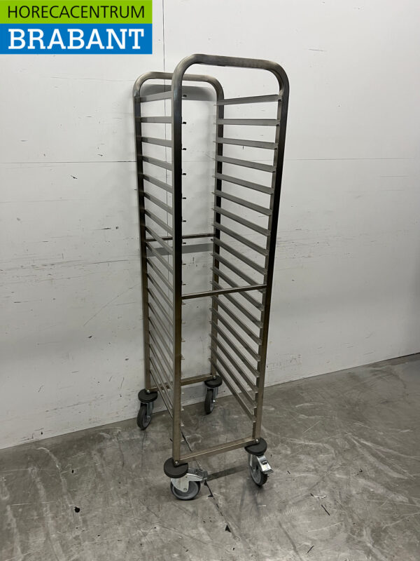 Stainless steel Saro Regal trolley 18 x 1/1 GN Gastronorm 164,5 cm Catering - Image 3