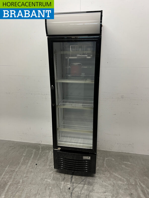 Zorro Glass door refrigerator 282 liters 230V Catering