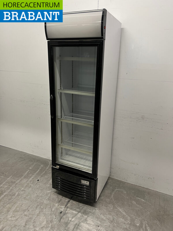 Zorro Glass door refrigerator 282 liters 230V Catering - Image 2