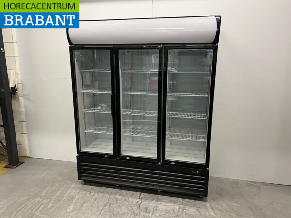 Saro 3 Door Glass Door Refrigerator 1065 liters 230V Catering