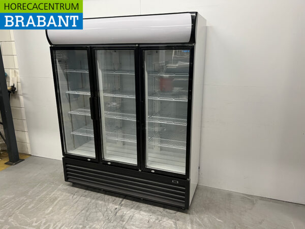 Saro 3 Door Glass Door Refrigerator 1065 liters 230V Catering - Image 2