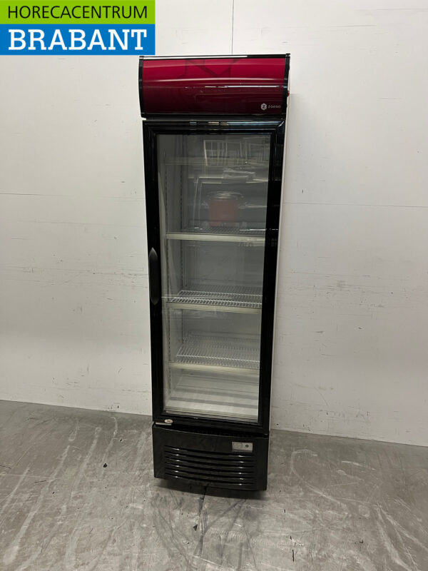 Zorro Glass door refrigerator 282 liters 230V Catering