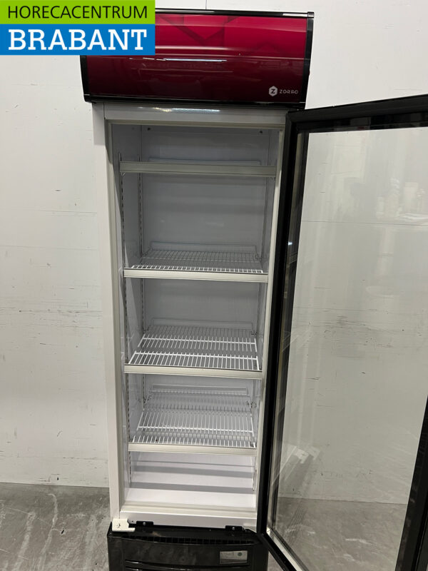Zorro Glass door refrigerator 282 liters 230V Catering - Image 4