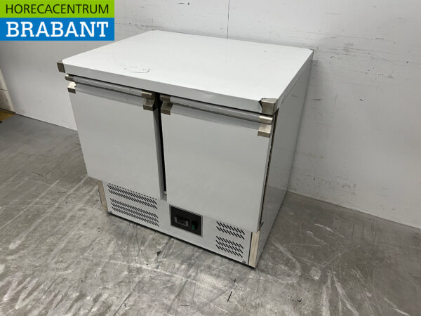 Stainless steel Saro Refrigerated Workbench 2 Doors 90 cm 230V Horeca - Image 2