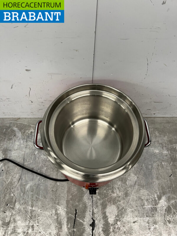 Saro Retro Soup Kettle Red 11 liter 230V Catering - Image 4
