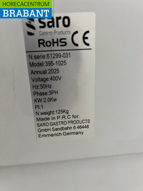 Saro Spiral Cutter 42 liters 400V Catering Bakery - Image 5