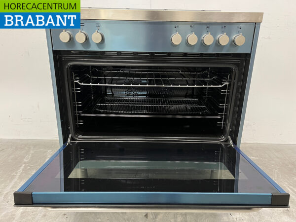 Stainless steel Saro Induction stove with oven 400V Horeca - Image 4