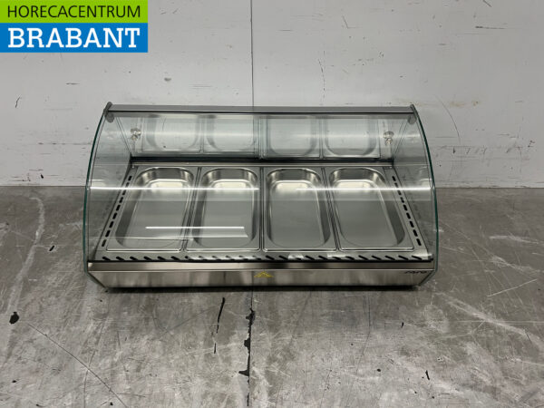 Stainless steel Saro Hot Display Case 46 liters 230V Catering