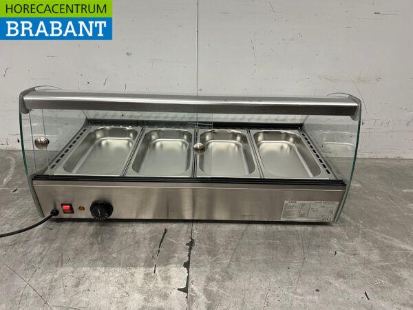 Stainless steel Saro Hot Display Case 46 liters 230V Catering - Image 5