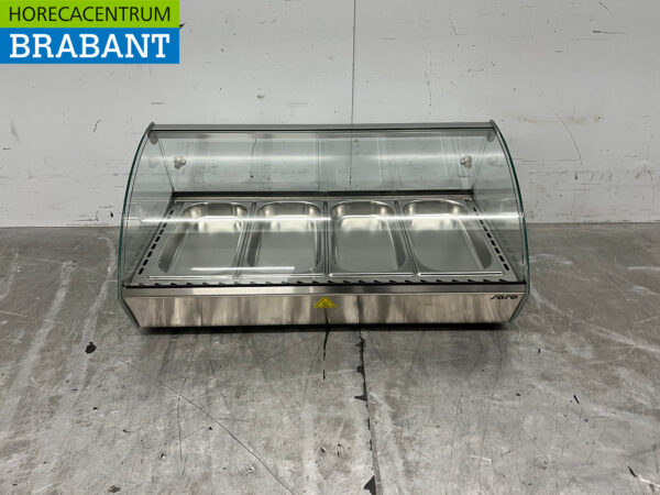 Stainless steel Saro Hot Display Case 46 liters 230V Catering