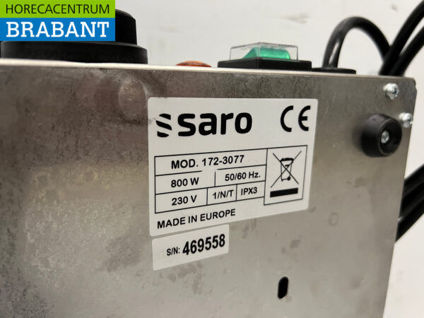 Stainless steel Saro Hot plate 230V Catering - Image 4