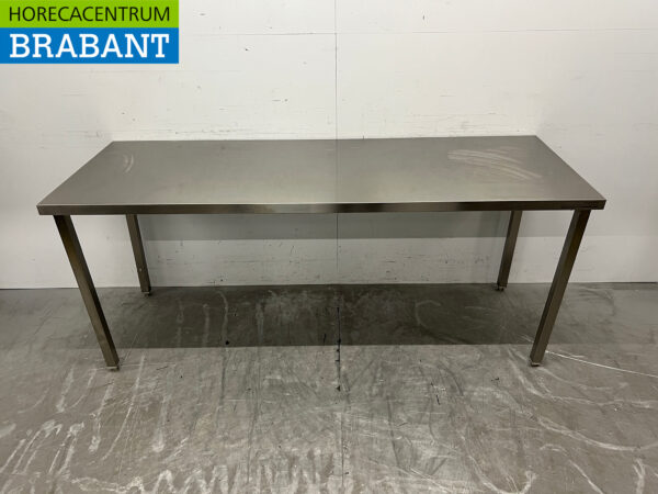 Stainless steel Worktable 200 cm Catering