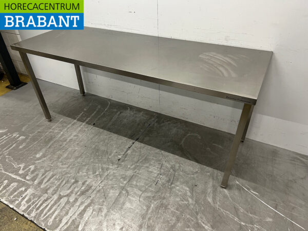 Stainless steel Worktable 200 cm Catering - Image 2