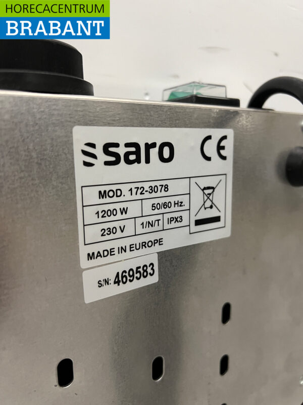 Stainless steel Saro Hot plate 230V Catering - Image 4