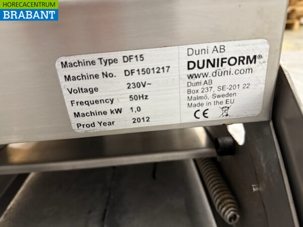 Stainless steel Duniform Sealing machine with mold 1/2 GN 230V Catering - Image 6