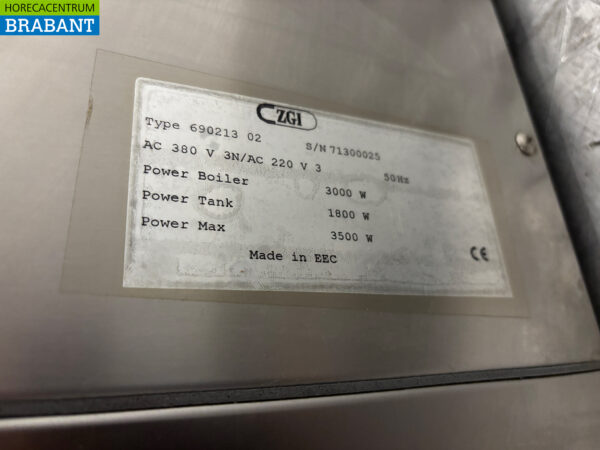 Stainless steel Alpeninox Dishwasher 230V Horeca - Image 6
