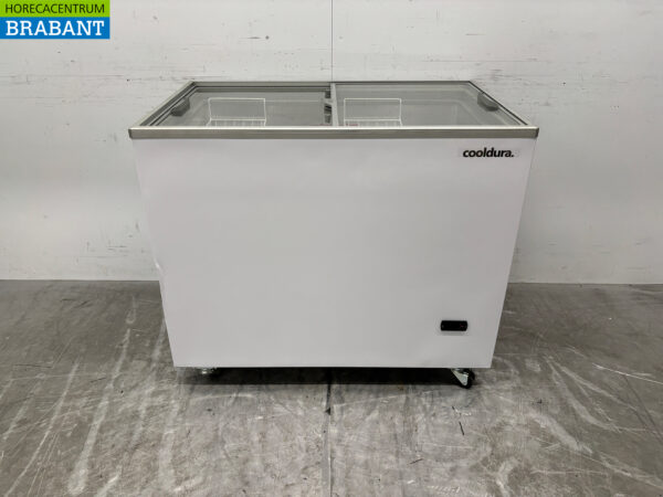 Cooldura Freezer with sliding glass lids 314 liters 230V Horeca
