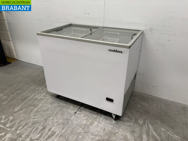 Cooldura Freezer with sliding glass lids 314 liters 230V Horeca - Image 3